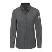 Bulwark iQ Series Comfort Woven Women's Lightweight Shirt in Gray